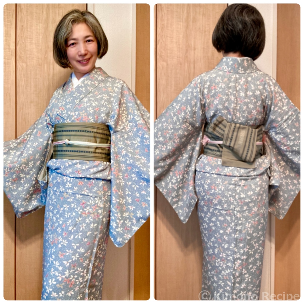 帯 半幅 利久 博多帯 ずり落ち