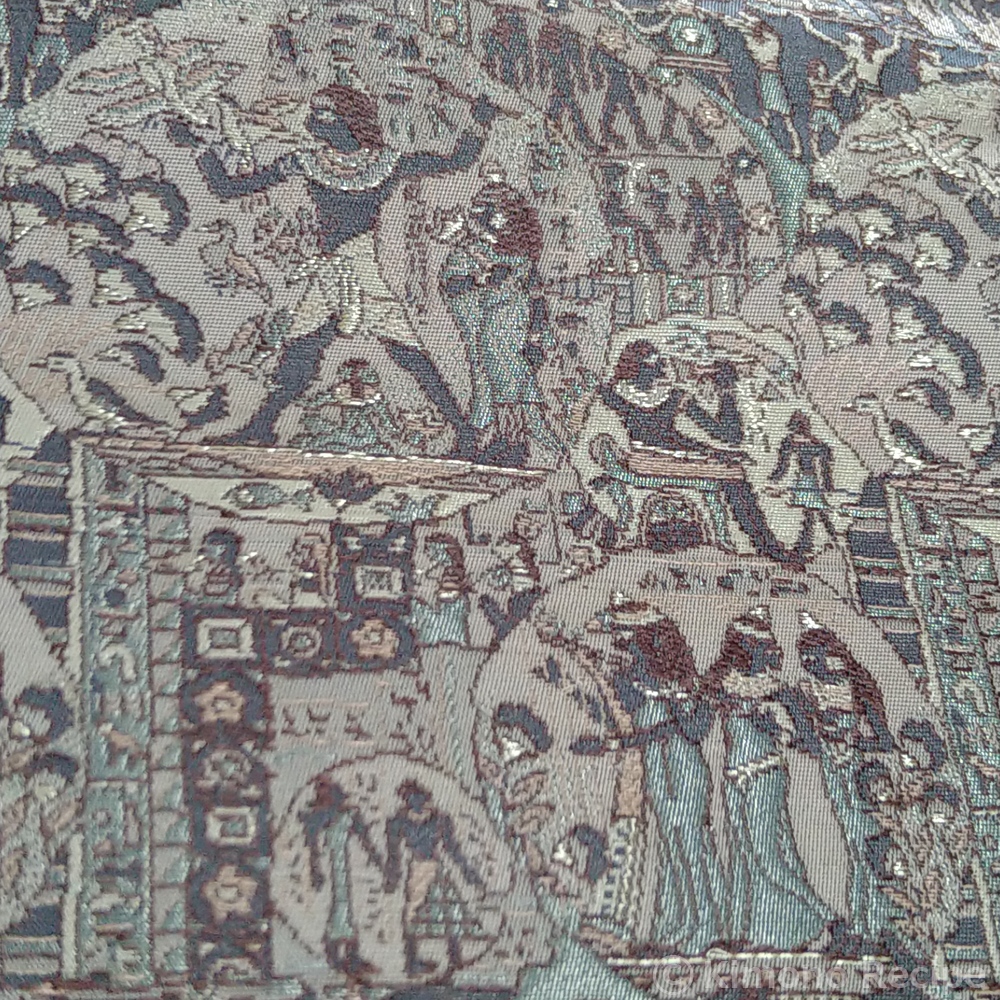 名古屋帯 コプト/エジプト柄/壁画紋様 | きものレシピ | KimonoRecipe