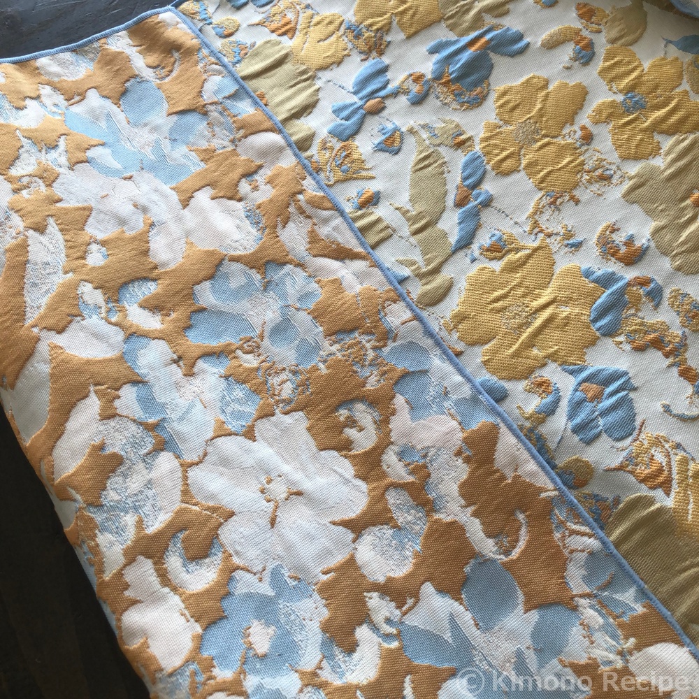 tsubakian ミニョンパピヨン兵児帯 TSUBAKIAN ミニョンパピヨン兵児帯【ピジョンブルー】 | きものレシピ